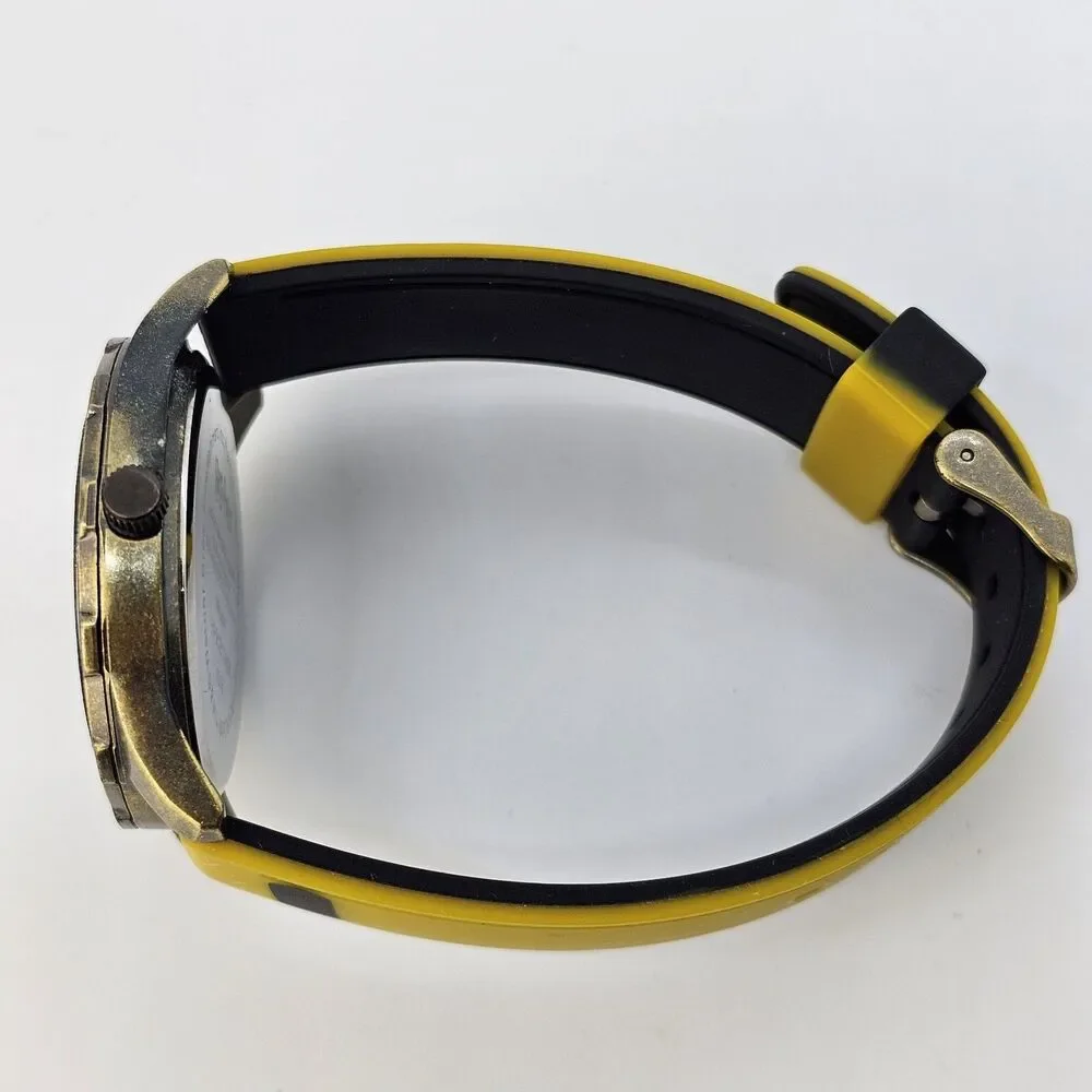 Harry Potter‎ Hufflepuff Men' Watch 44MM Gray Dial Yellow Bands New Battery